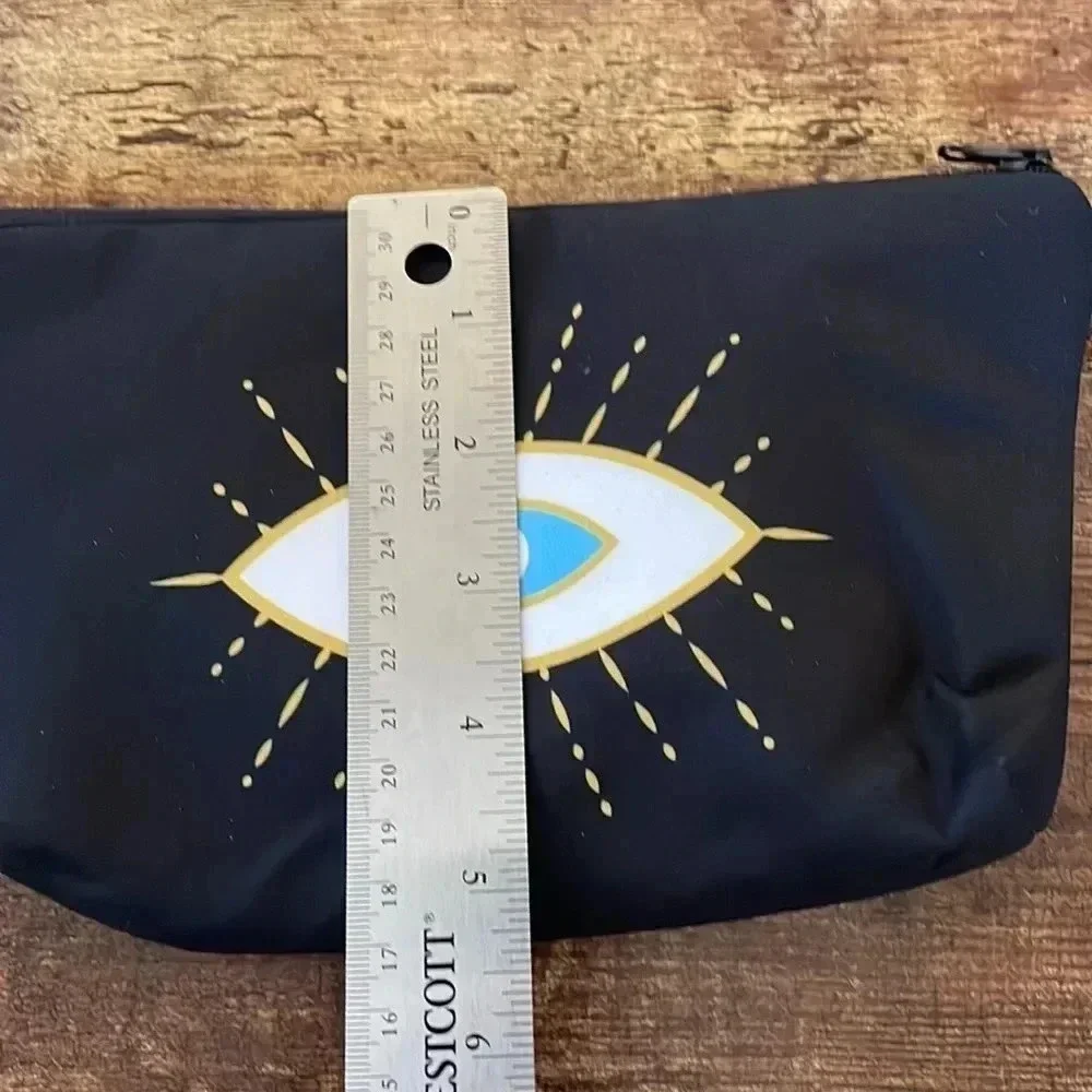❤️ NEW 2/$20 or 3/$25 Black Evil Eye Graphic Makeup Travel Bag Cosmetics
